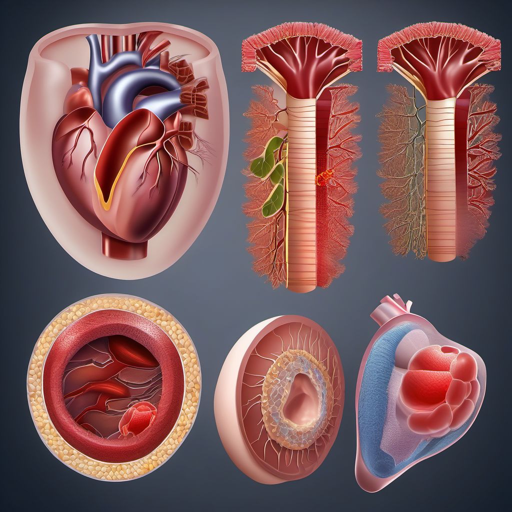 Unspecified atherosclerosis of nonautologous biological bypass graft(s) of the extremities digital illustration