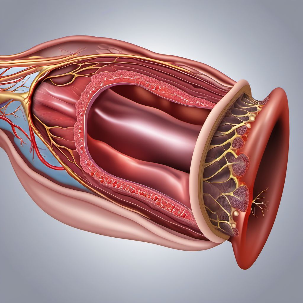 Atherosclerosis of other type of bypass graft(s) of the extremities digital illustration