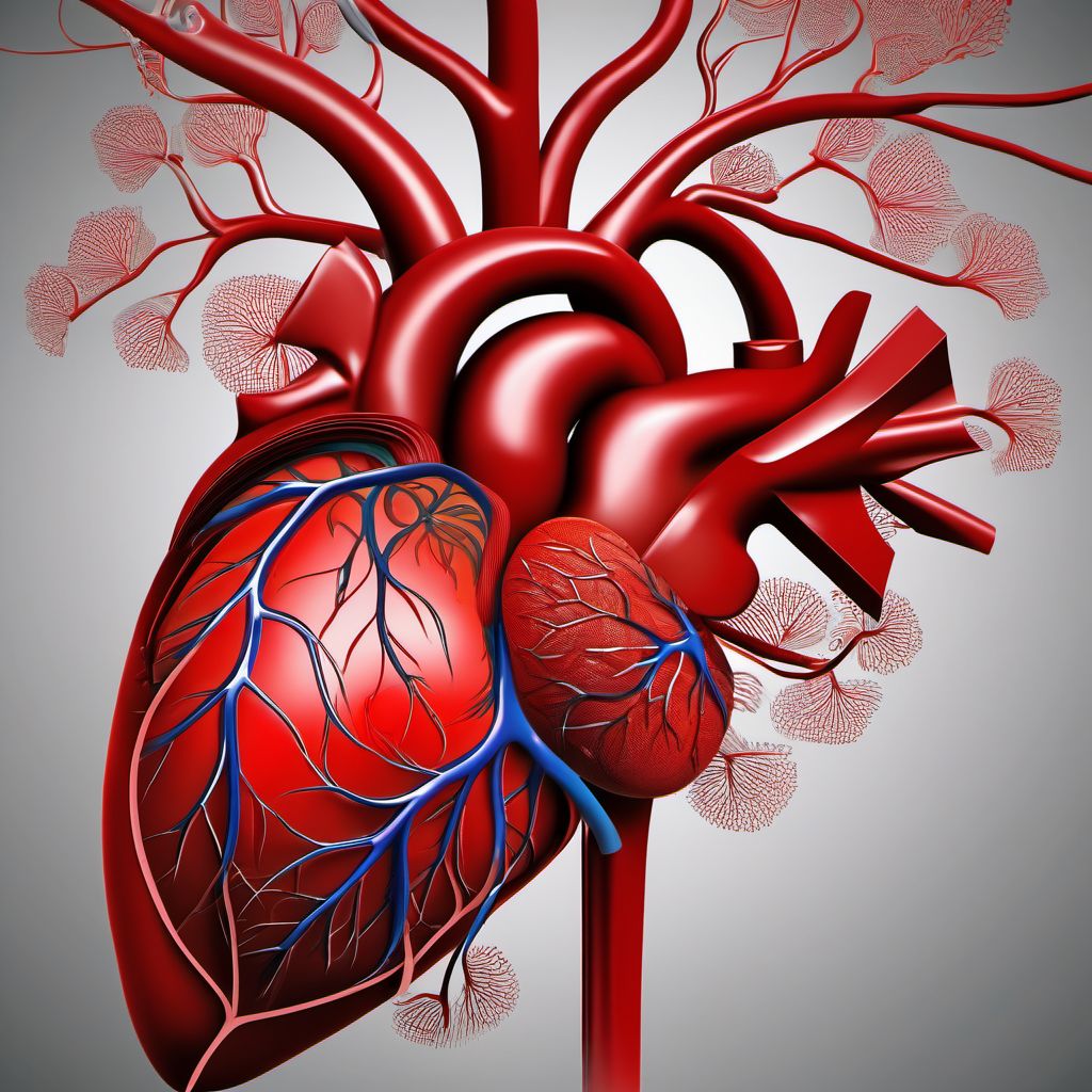 Other postprocedural cardiac functional disturbances digital illustration