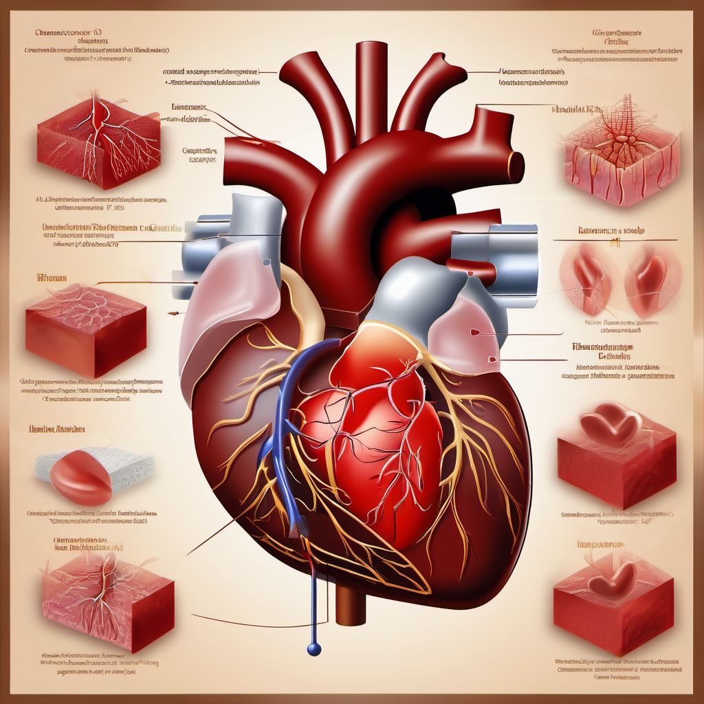 Other intraoperative cardiac functional disturbances digital illustration