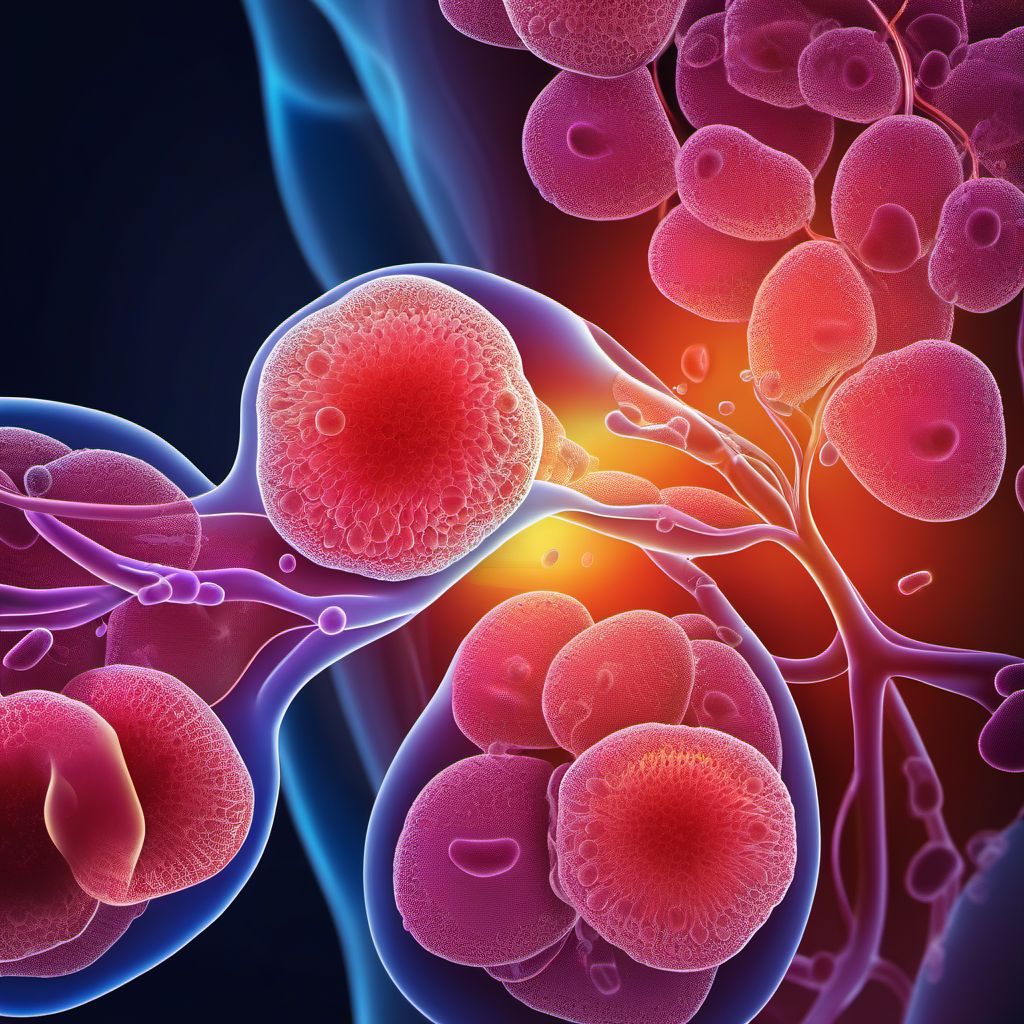 Pneumonia due to other Gram-negative bacteria digital illustration