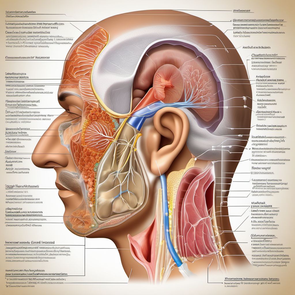 Other specified disorders of nose and nasal sinuses digital illustration