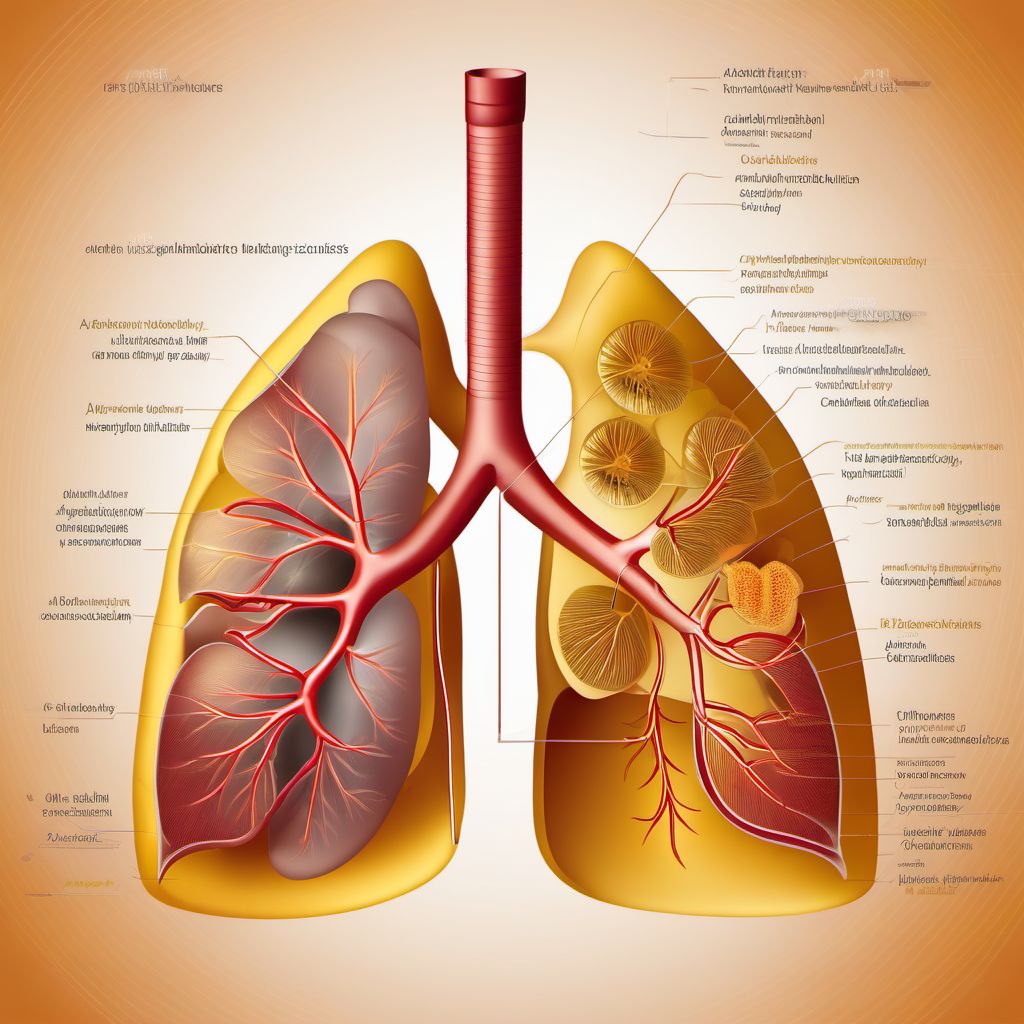 Other interstitial  lung diseases of childhood digital illustration