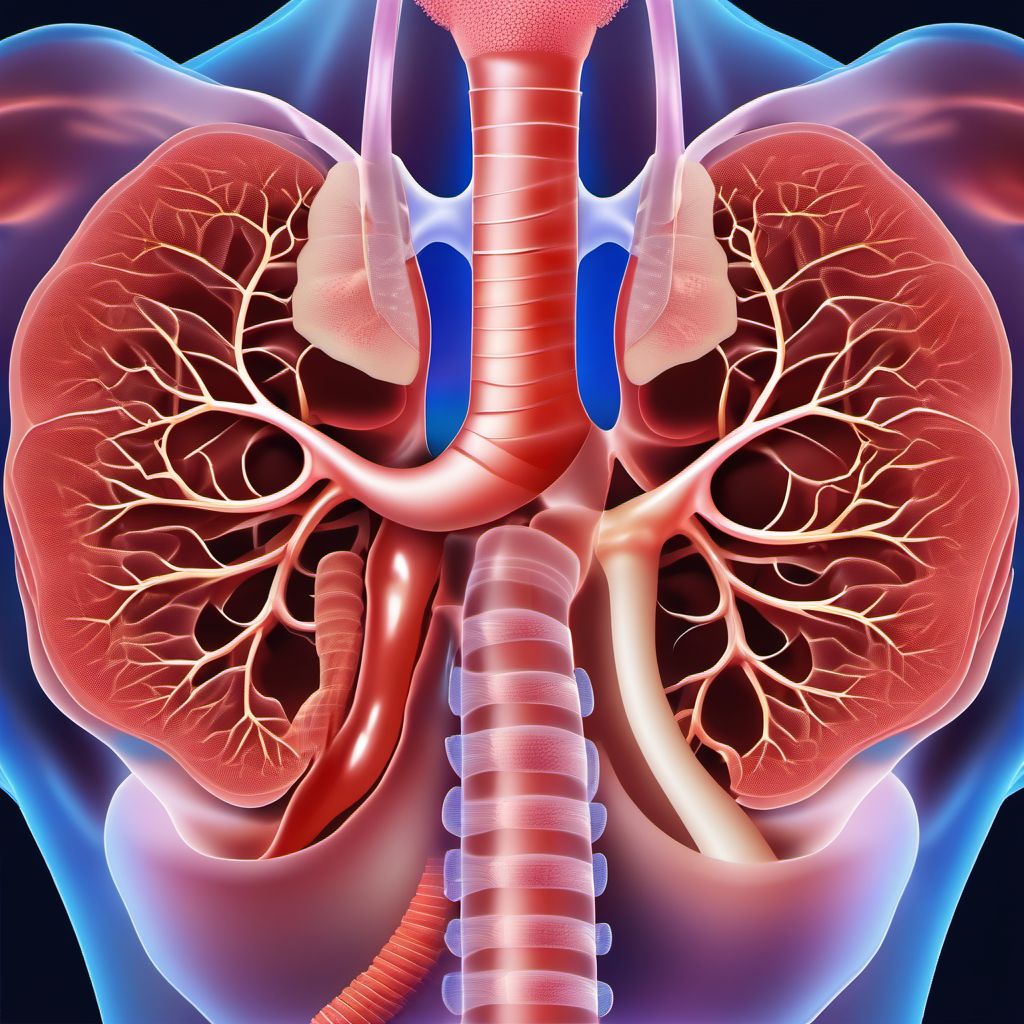 Pleural effusion, not elsewhere classified digital illustration