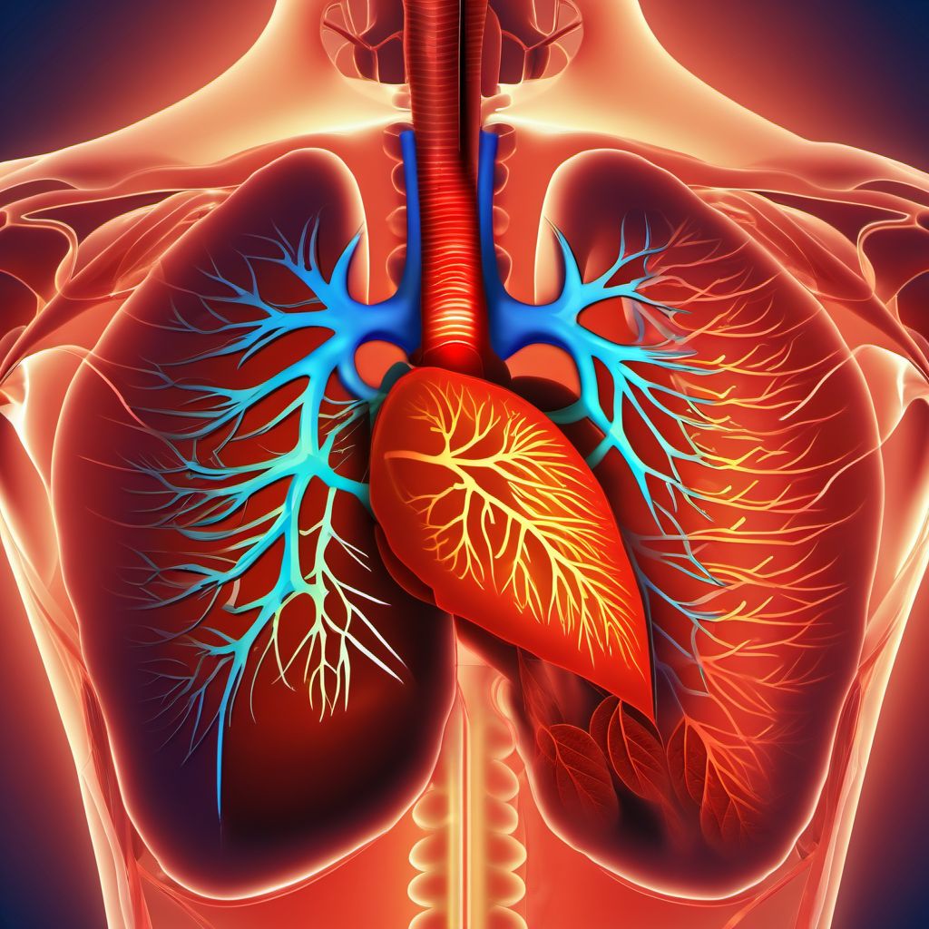 Other pleural conditions digital illustration