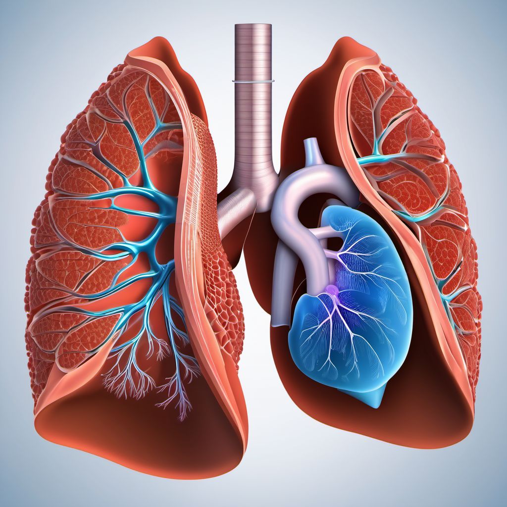 Acute pulmonary insufficiency following nonthoracic surgery digital illustration