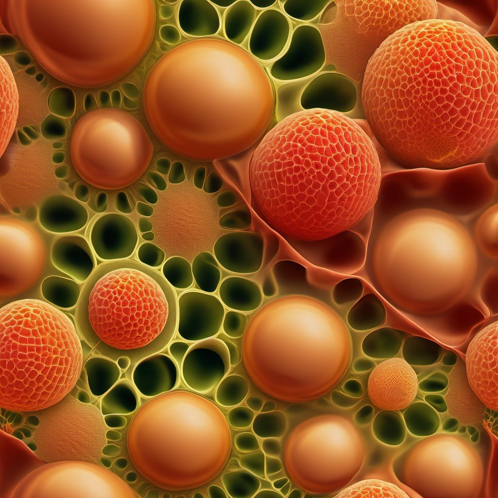 Abnormal hard tissue formation in pulp digital illustration