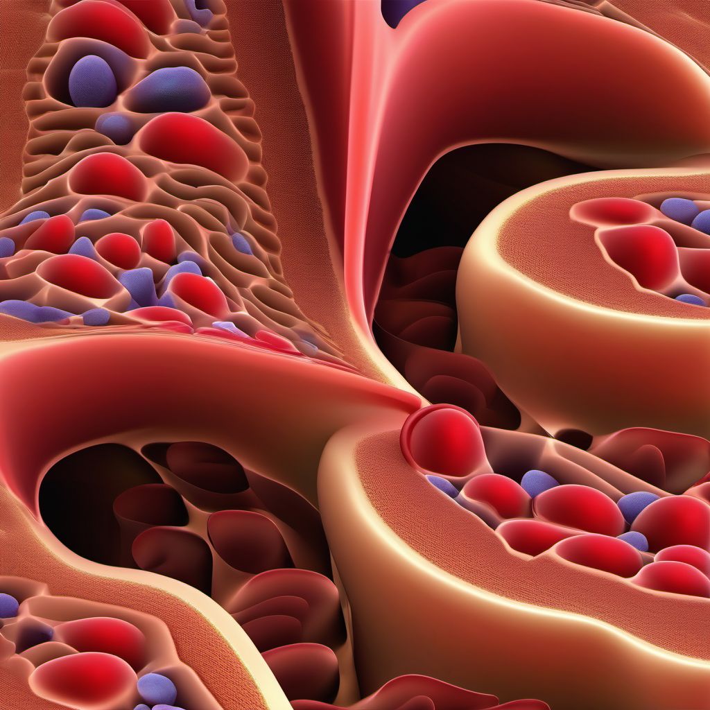 Disturbances of salivary secretion digital illustration