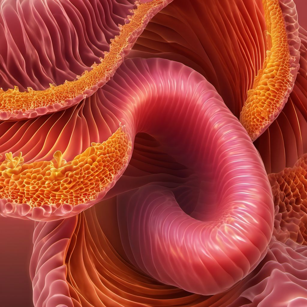 Diverticulum of esophagus, acquired digital illustration