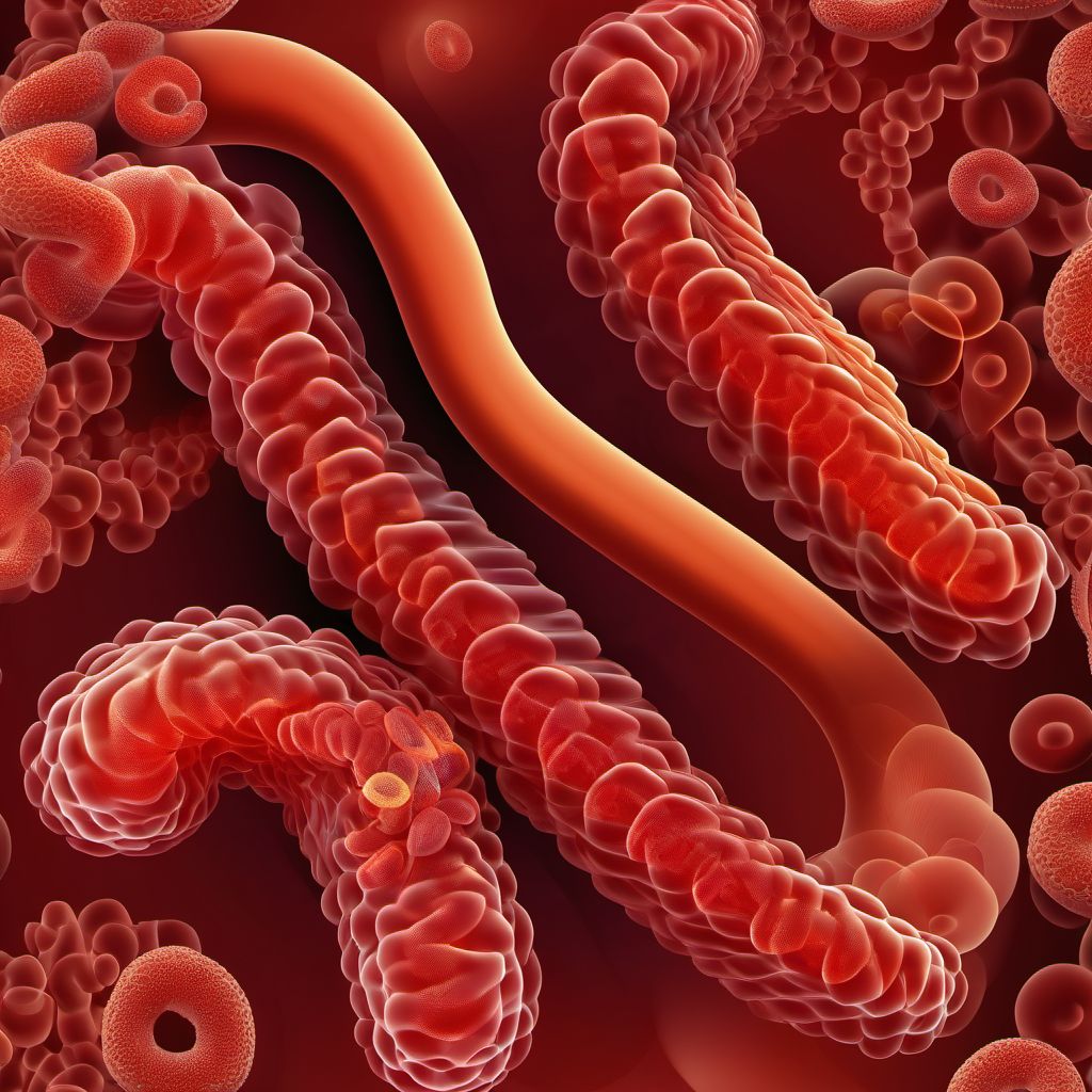 Ulcerative colitis digital illustration