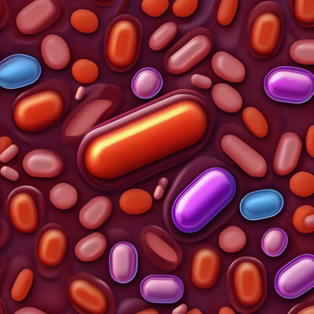 Drug induced acute pancreatitis digital illustration