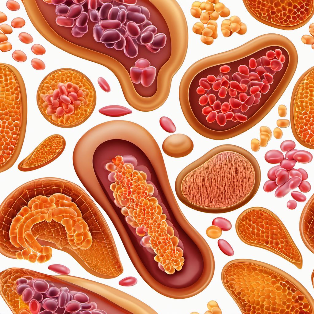 Other diseases of pancreas digital illustration