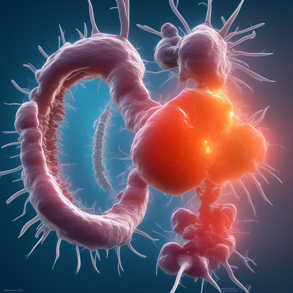 Other intraoperative and postprocedural complications and disorders of digestive system digital illustration