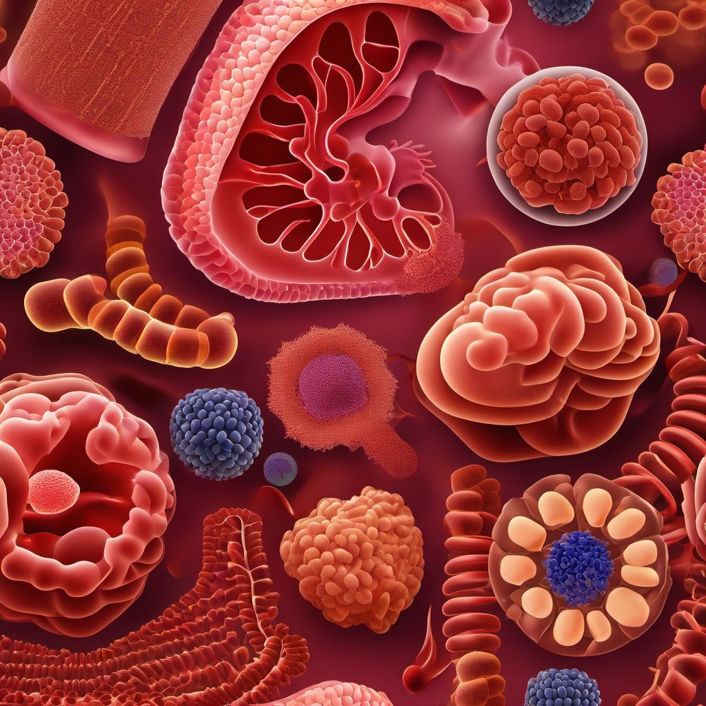 Disease of digestive system, unspecified digital illustration