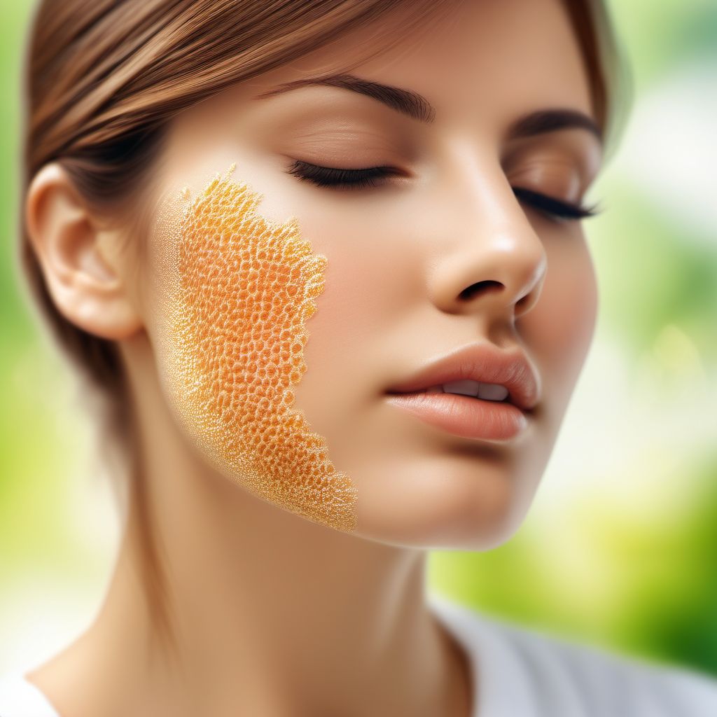 Allergic contact dermatitis, unspecified cause digital illustration