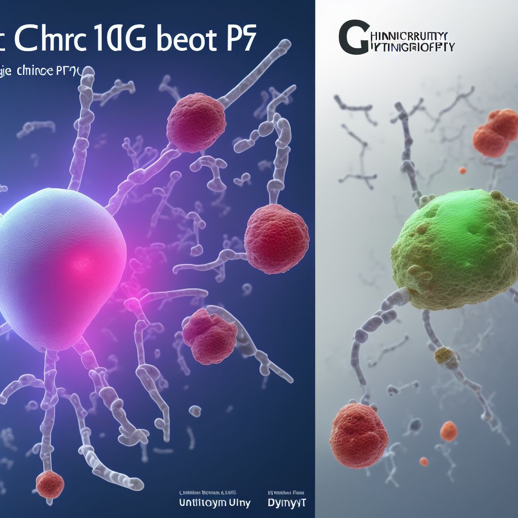 Chronic gout due to renal impairment, unspecified site digital illustration