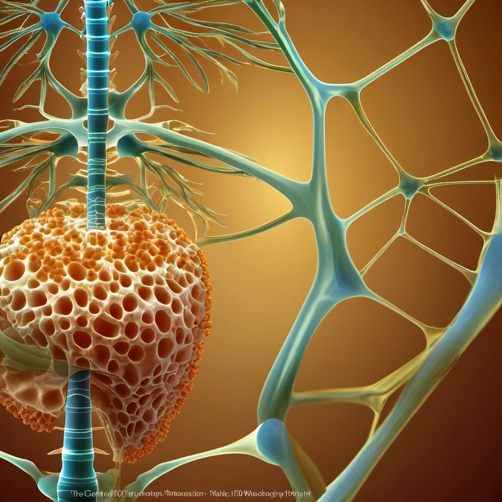 Hydroxyapatite deposition disease digital illustration