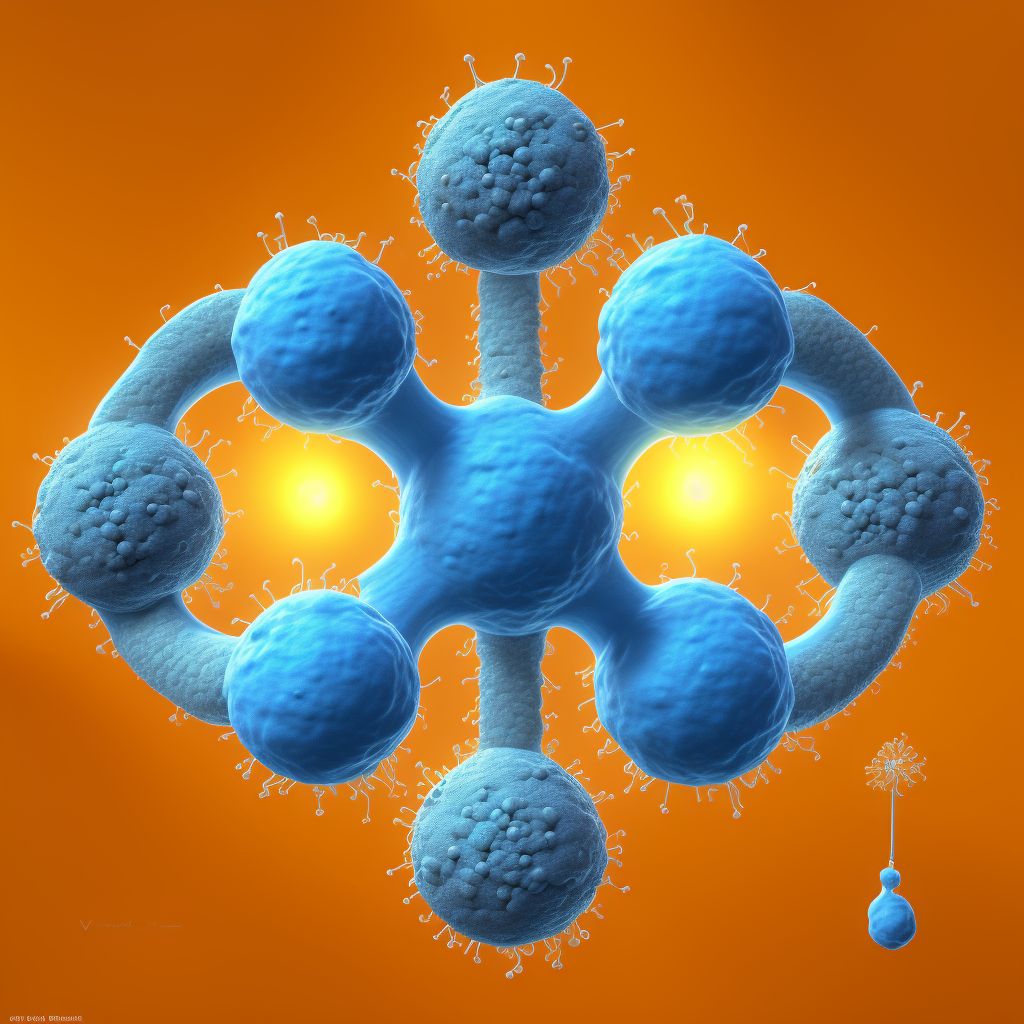 Familial chondrocalcinosis, vertebrae digital illustration