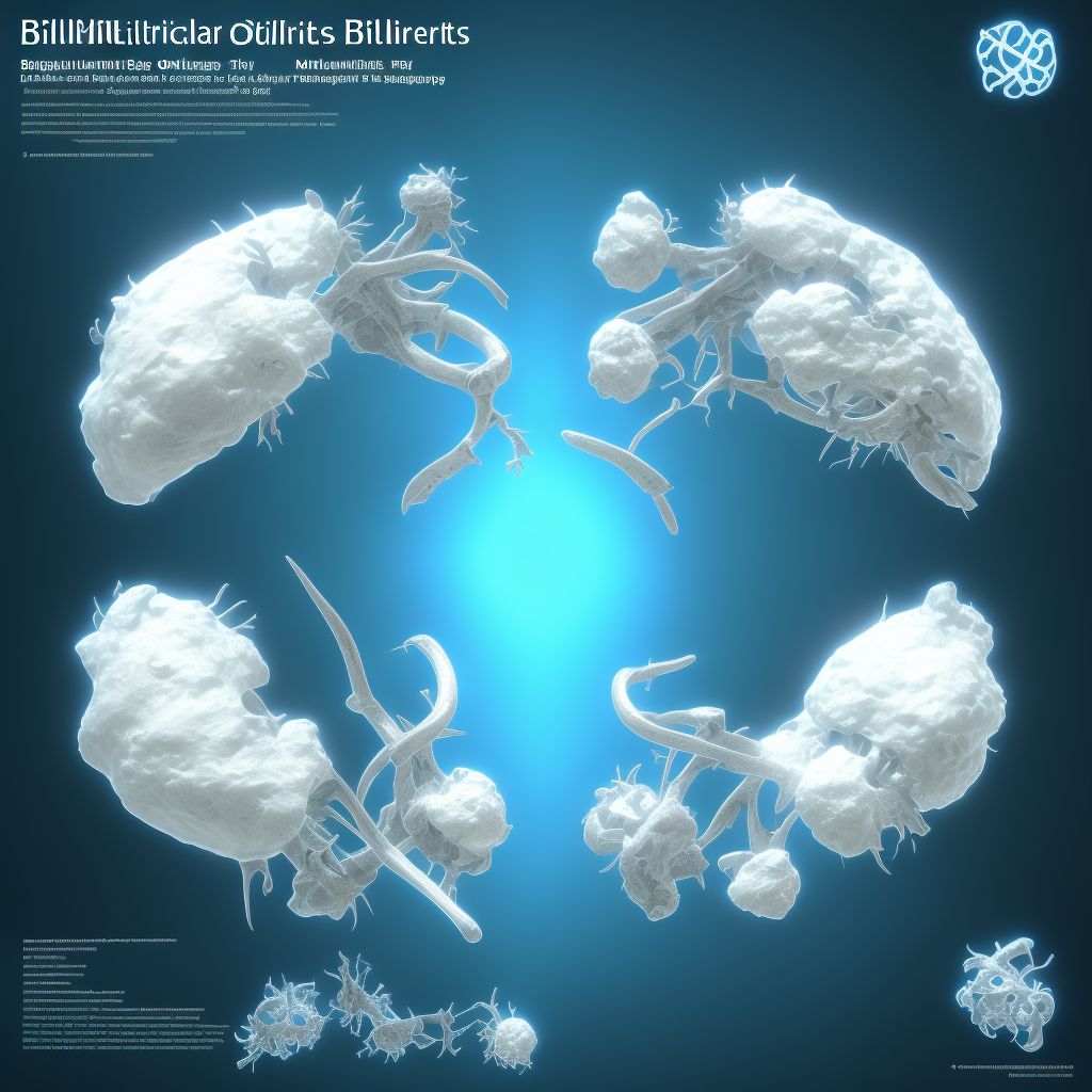 Bilateral osteoarthritis resulting from hip dysplasia digital illustration