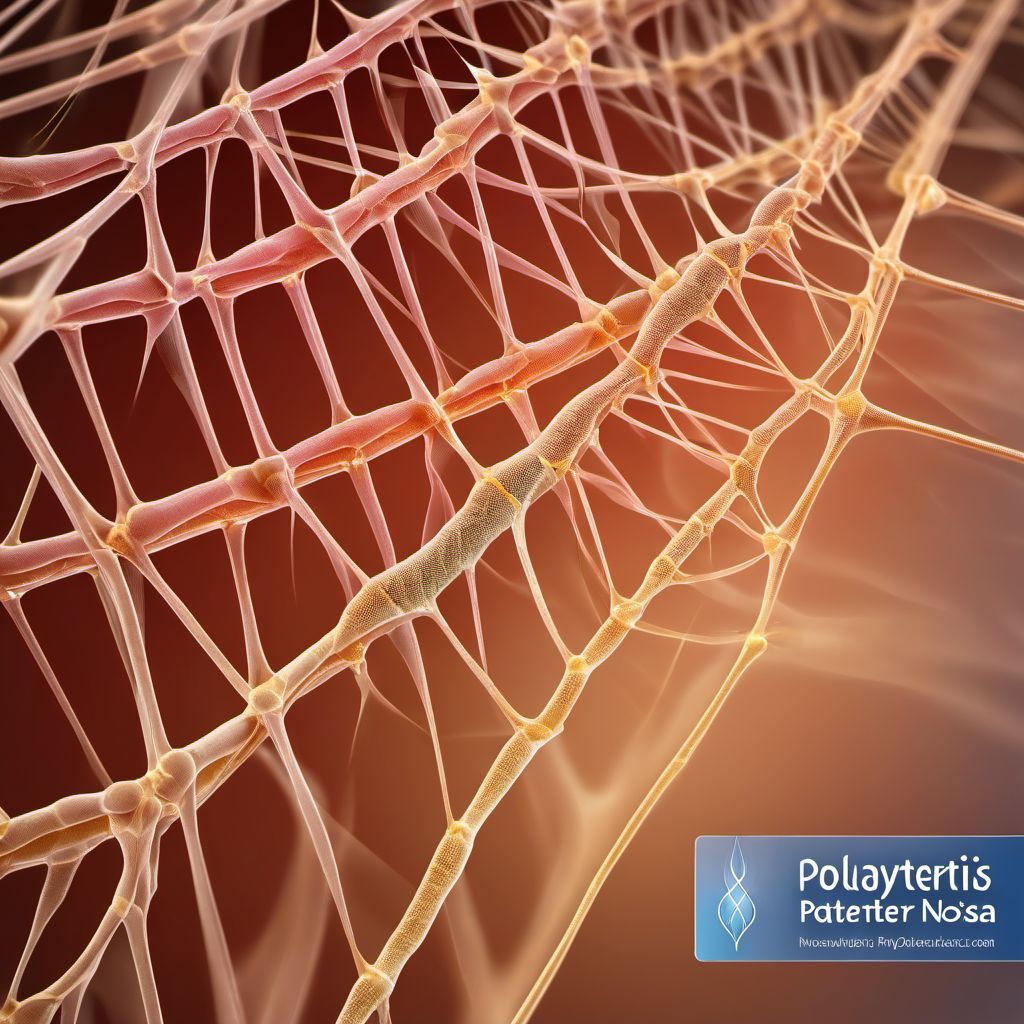 Polyarteritis nodosa and related conditions digital illustration