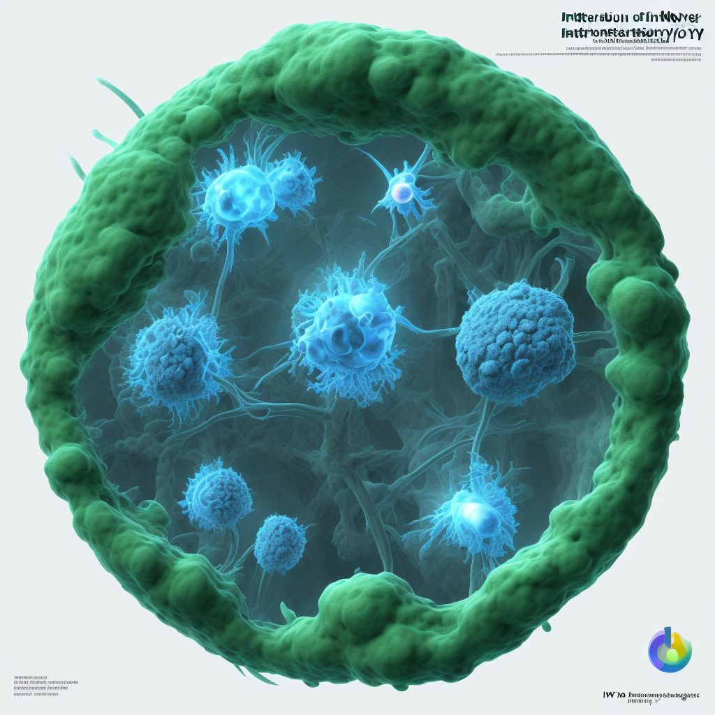 Infection of intervertebral disc (pyogenic) digital illustration