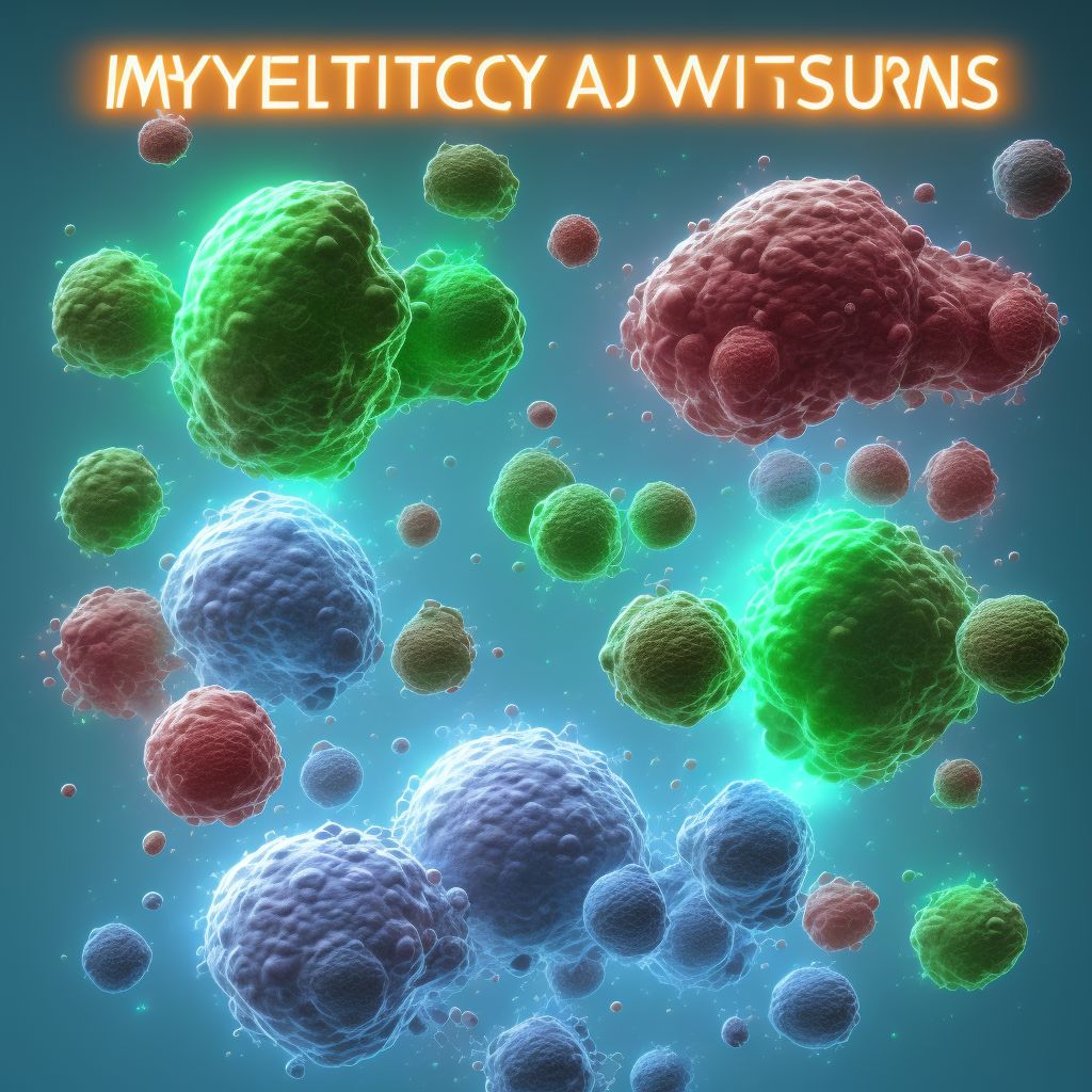 Myositis, unspecified digital illustration