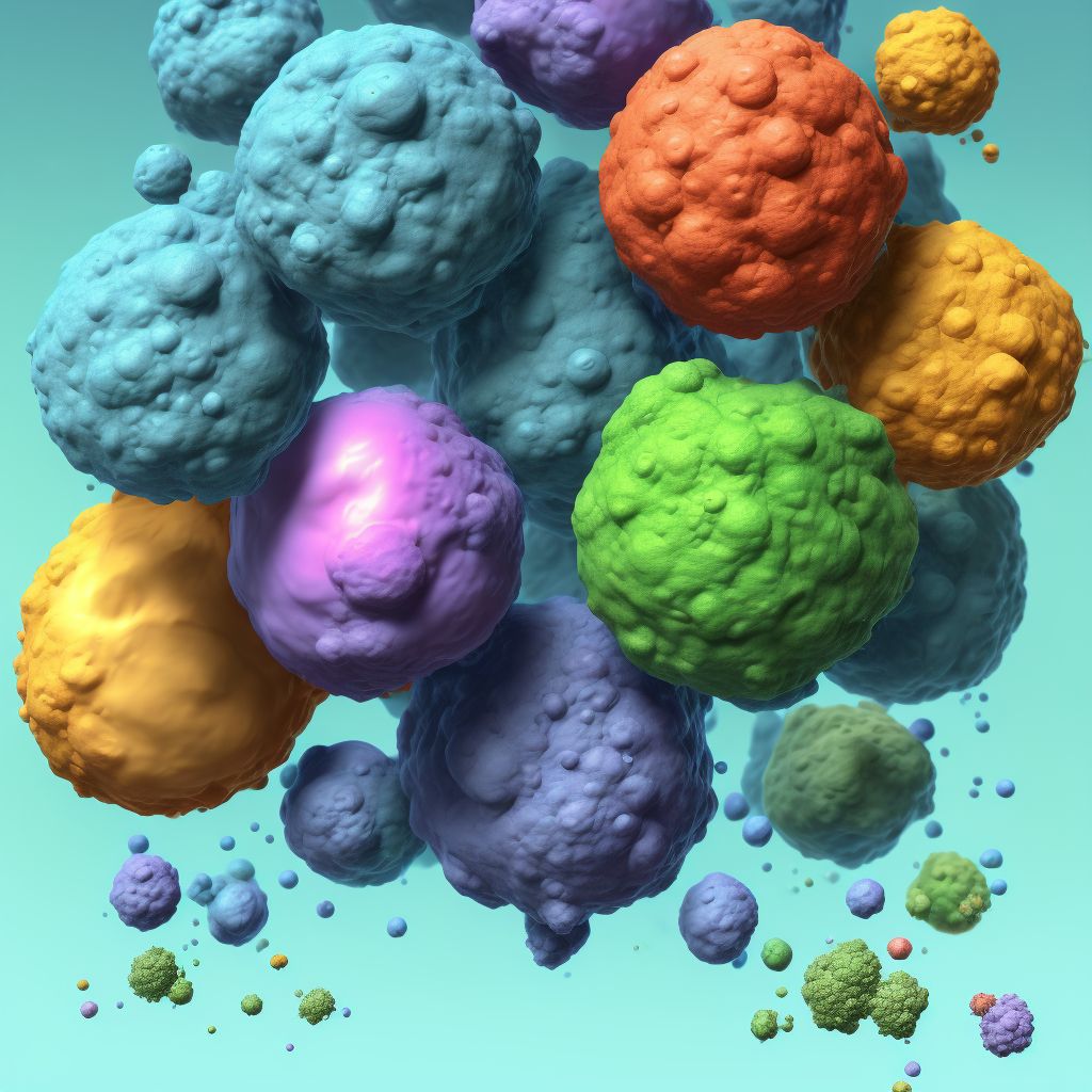 Other infective bursitis, multiple sites digital illustration