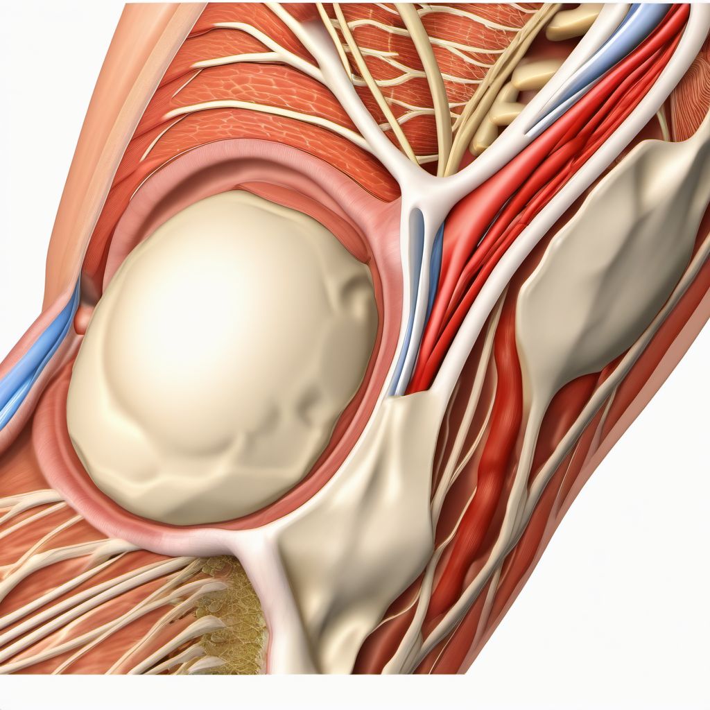 Other bursitis, not elsewhere classified, elbow digital illustration