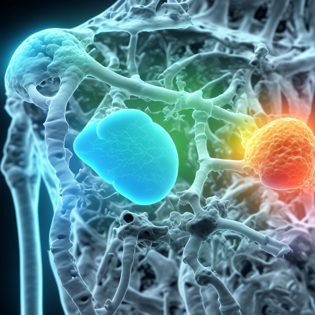 Age-related osteoporosis with current pathological fracture, unspecified humerus digital illustration