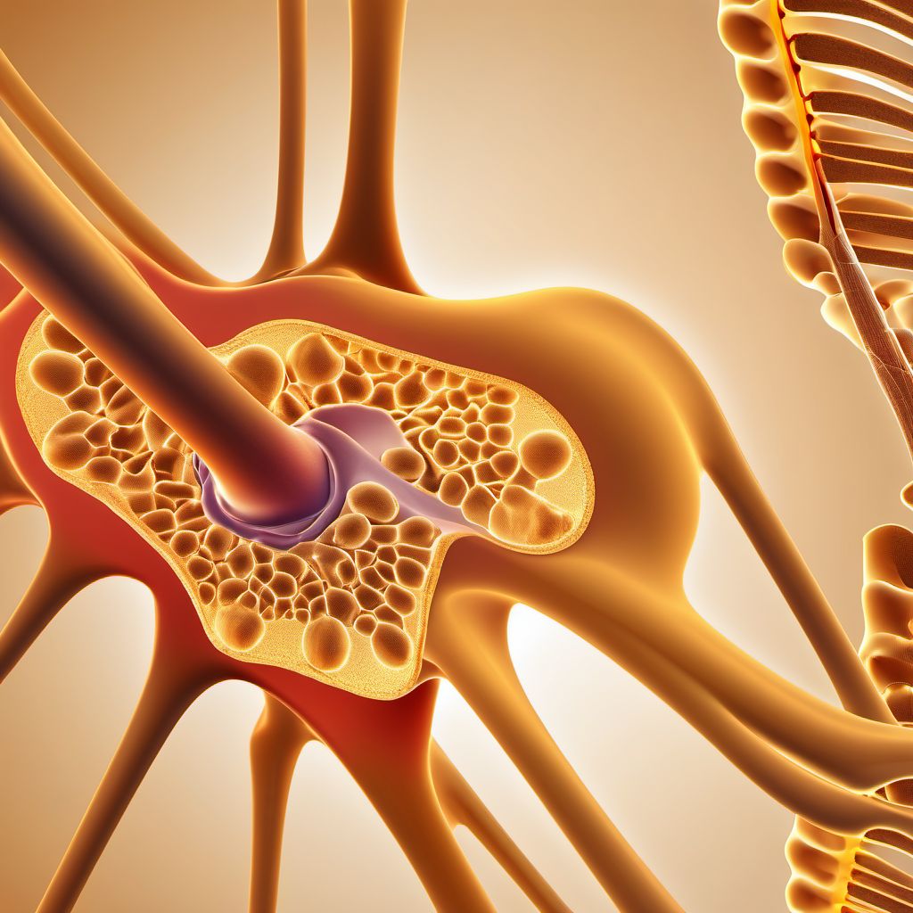 Other osteoporosis with current pathological fracture, unspecified site digital illustration