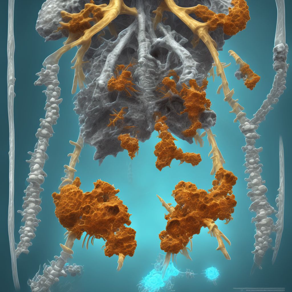 Juvenile osteochondrosis of hip and pelvis digital illustration