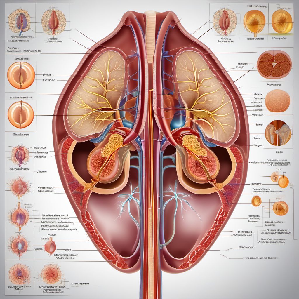 Other specified disorders of urinary system digital illustration