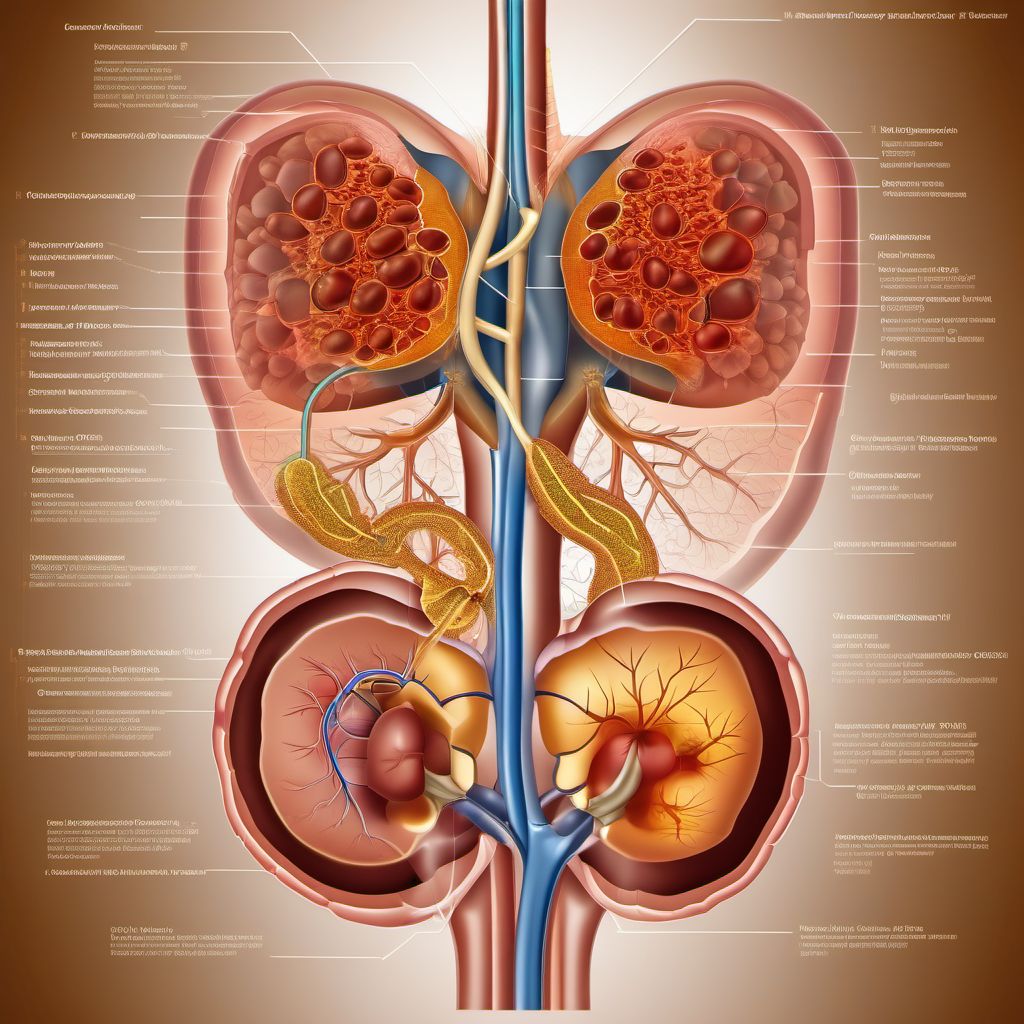 Other specified disorders of prostate digital illustration