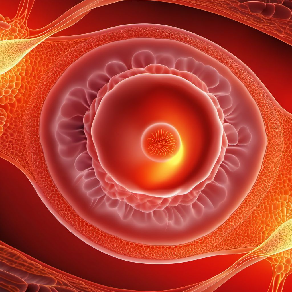 Hydrocele and spermatocele digital illustration