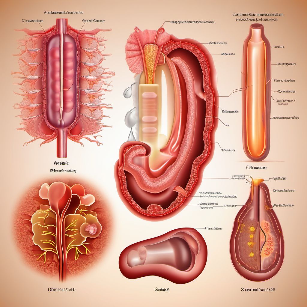 Other inflammatory disorders of penis digital illustration