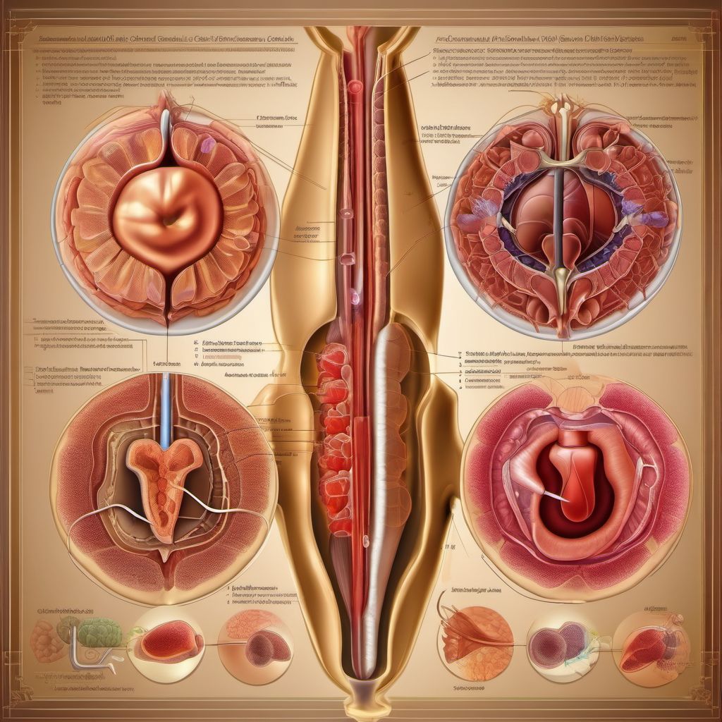 Other and unspecified disorders of male genital organs digital illustration