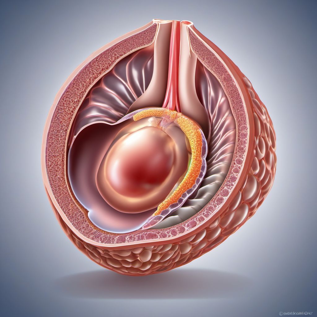 Cystocele digital illustration