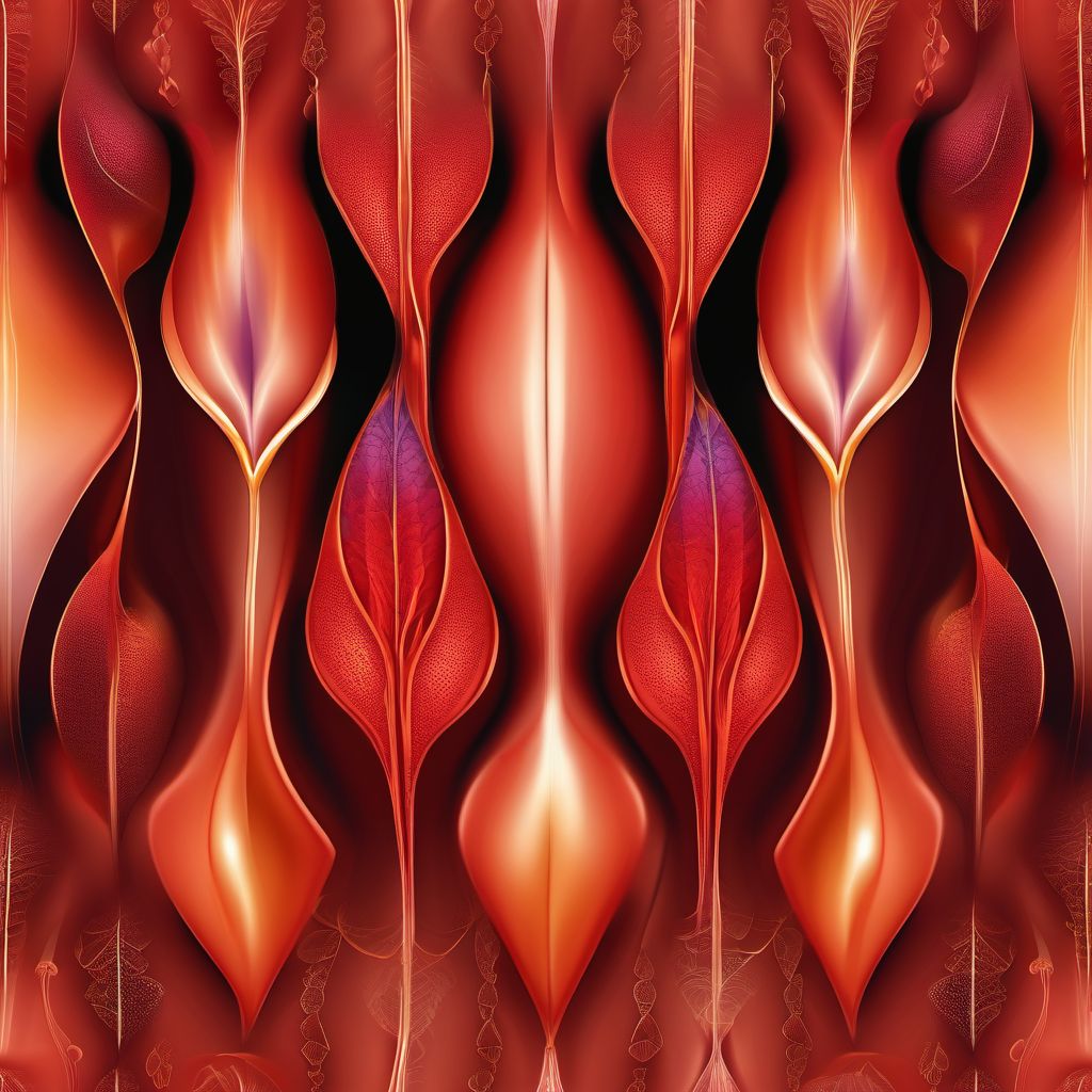 Other noninflammatory disorders of vulva and perineum digital illustration