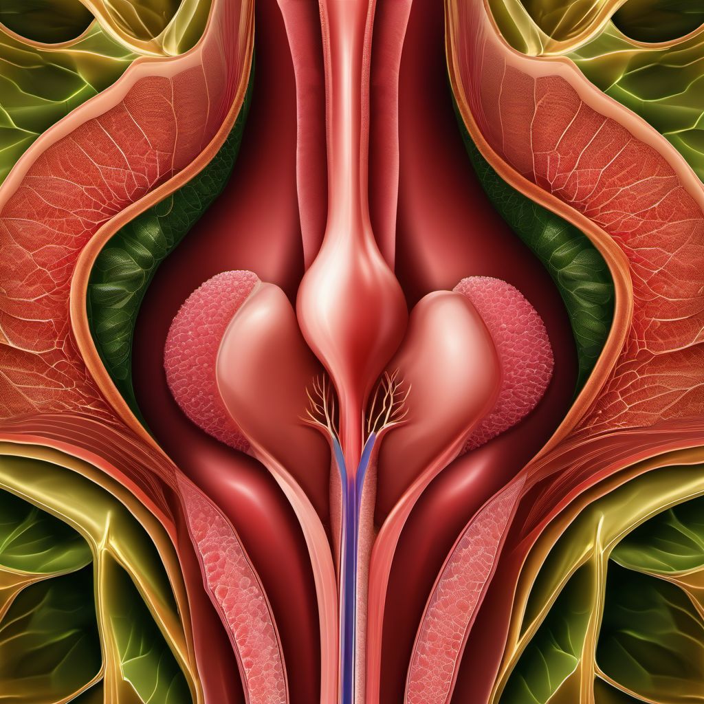 Other specified noninflammatory disorders of vulva and perineum digital illustration