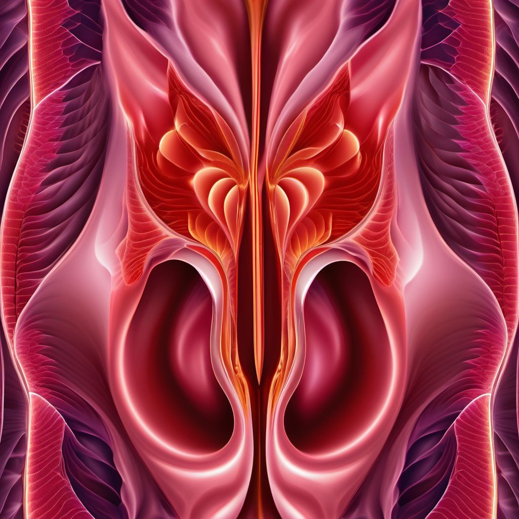 Noninflammatory disorder of vulva and perineum, unspecified digital illustration