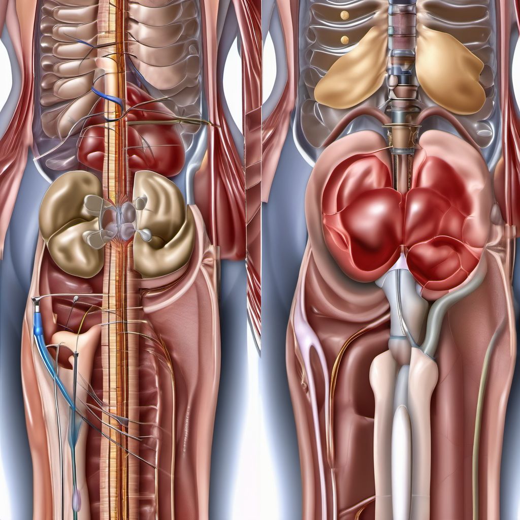 Intraoperative and postprocedural complications and disorders of genitourinary system, not elsewhere classified digital illustration