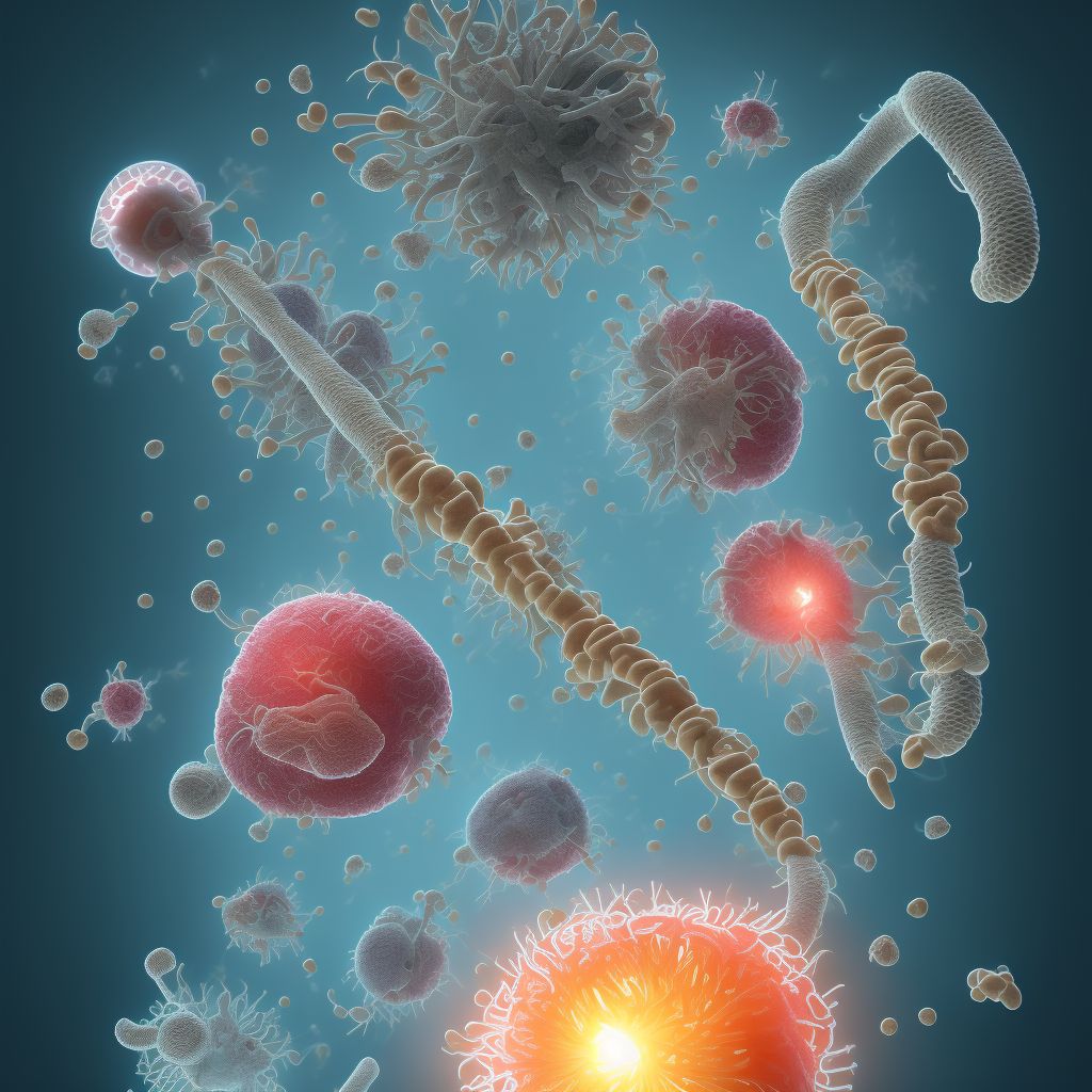 Complications following ectopic and molar pregnancy digital illustration