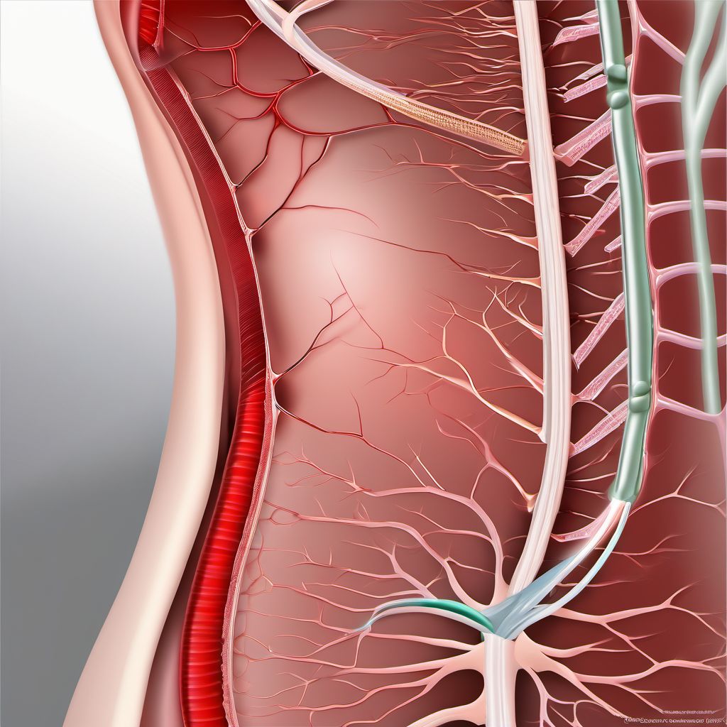 Other venous complications in pregnancy digital illustration