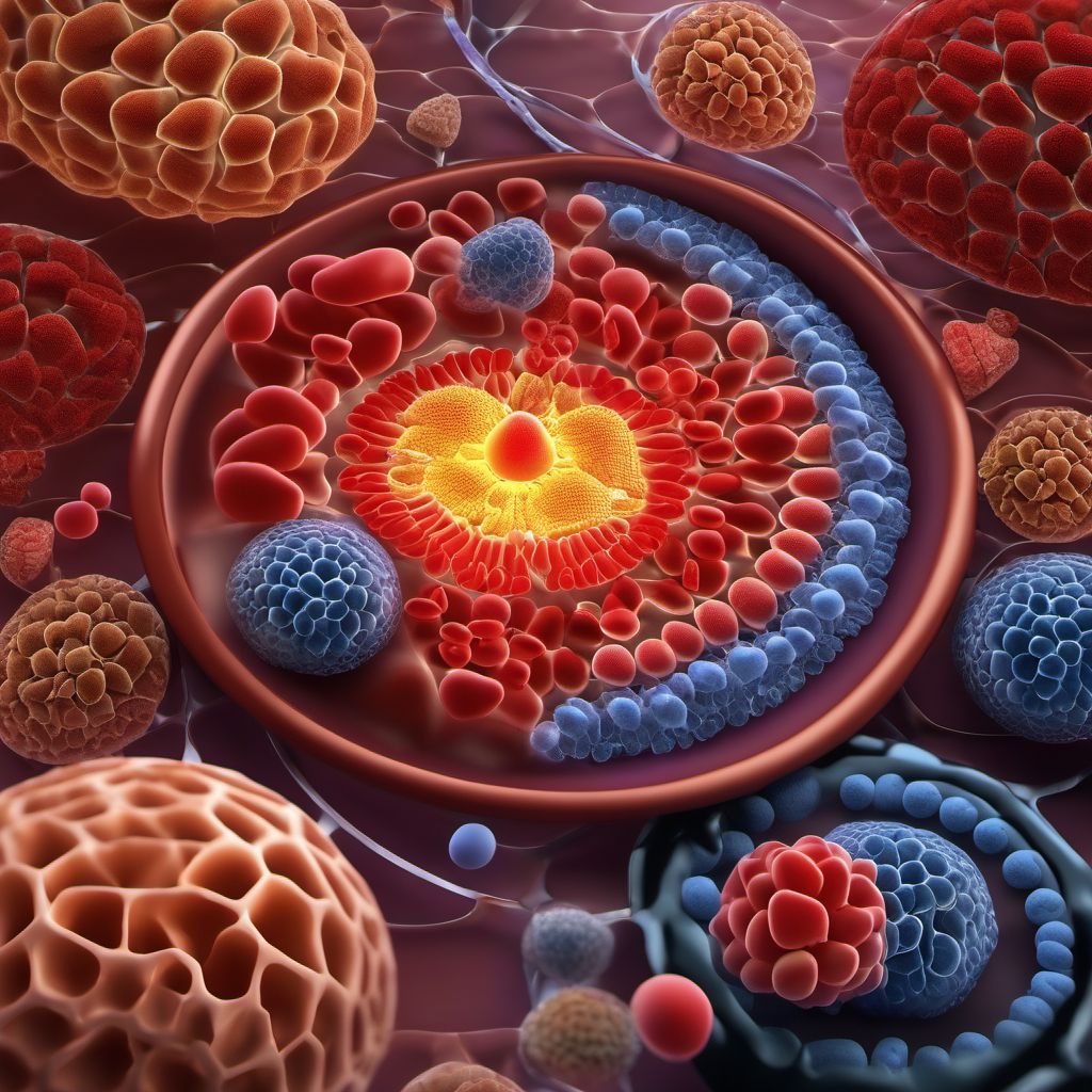 Pre-existing type 1 diabetes mellitus, in the puerperium digital illustration