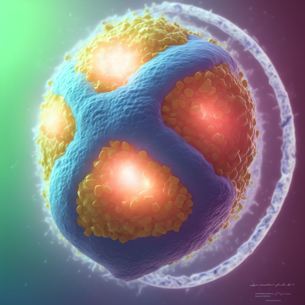 Gestational diabetes mellitus in childbirth digital illustration