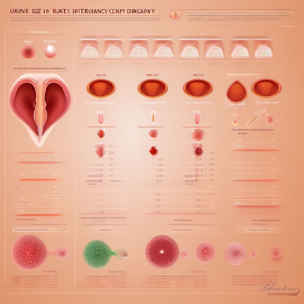 Uterine size-date discrepancy complicating pregnancy digital illustration