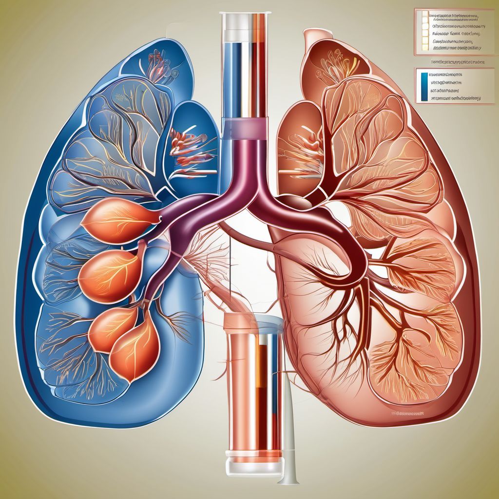 Other pulmonary complications of anesthesia during pregnancy digital illustration