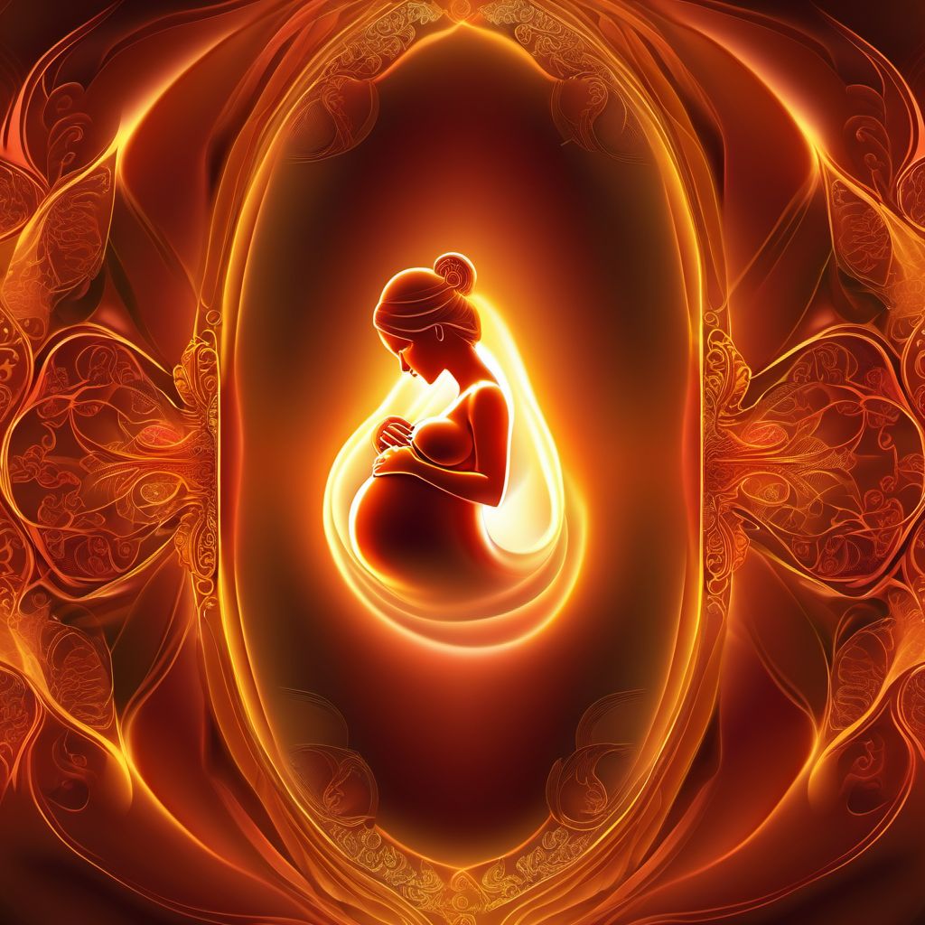 Continuing pregnancy after intrauterine death of one fetus or more digital illustration