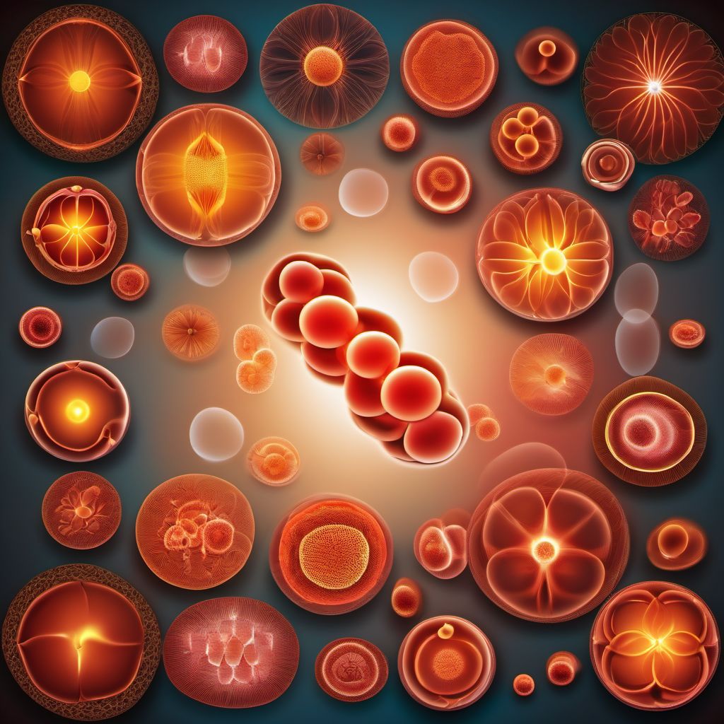 Maternal care for (suspected) chromosomal abnormality in fetus digital illustration