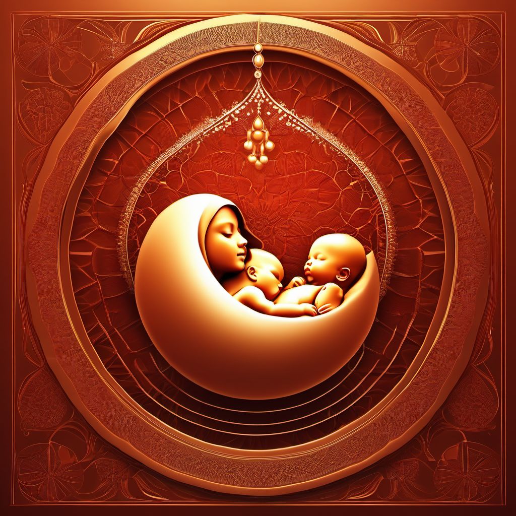 Maternal care for (suspected) damage to fetus by other medical procedures digital illustration